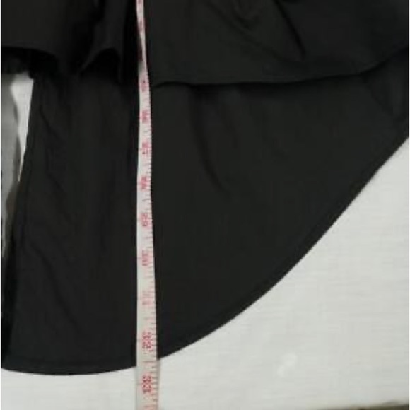 J. Brooks Boutique,Black Peplum Blouse w/Open Back& TAILS! Excellent Condition - Picture 13 of 15